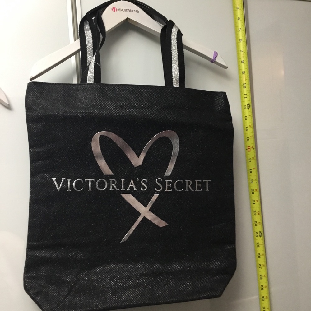 Victoria’s Secret SILVER HEART Tote Bag